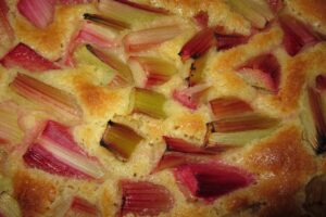 TARTA DE RUIBARBO » Preparación fácil y deliciosa