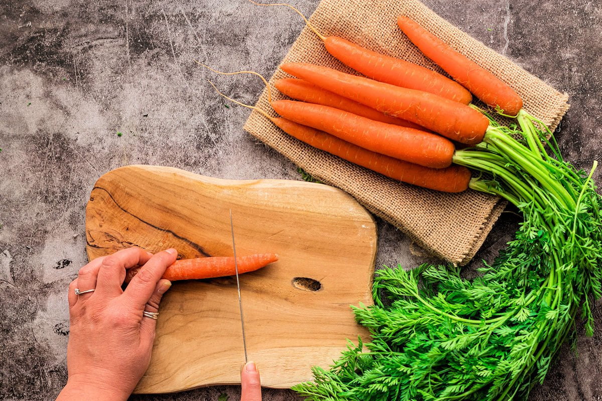 Formas de cortar y pelar las zanahorias