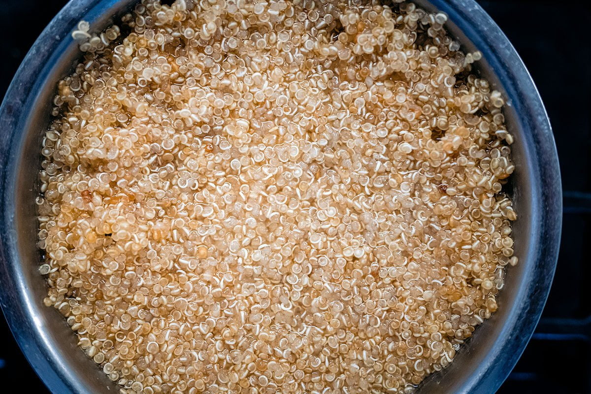 Quinoa en sartén