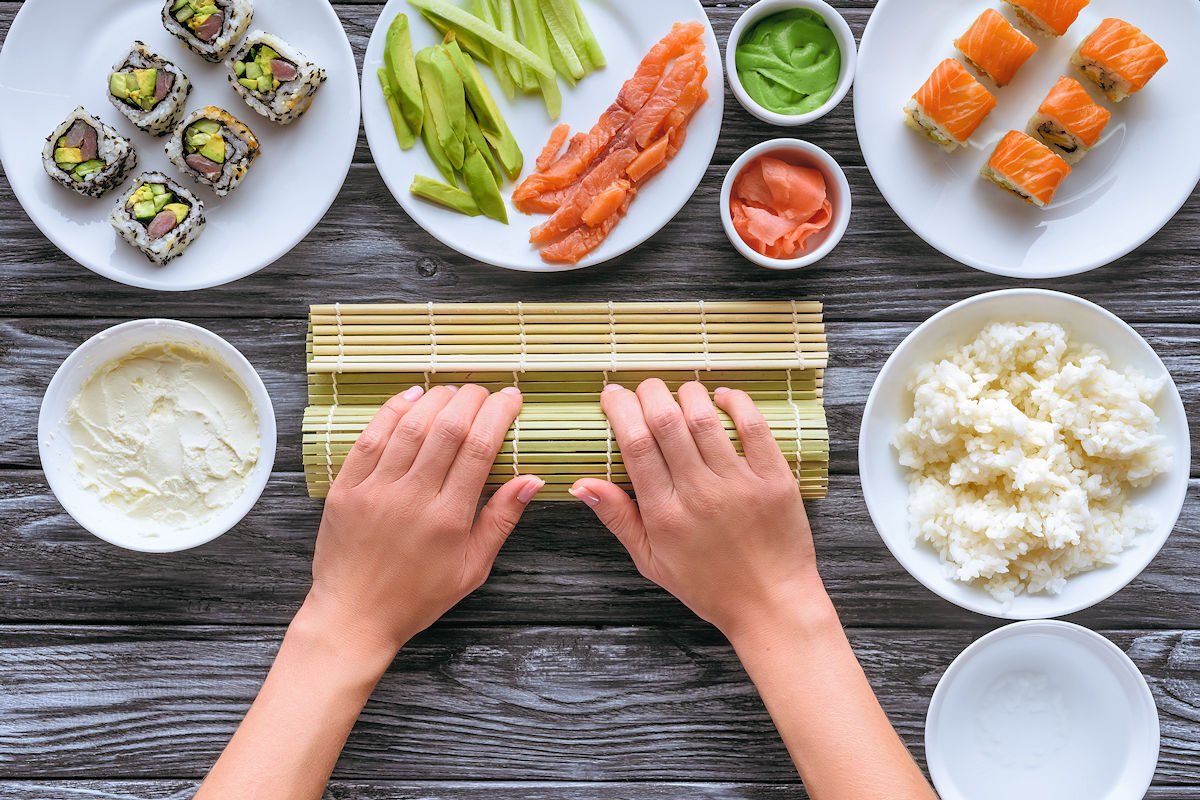 Cocer el arroz para sushi