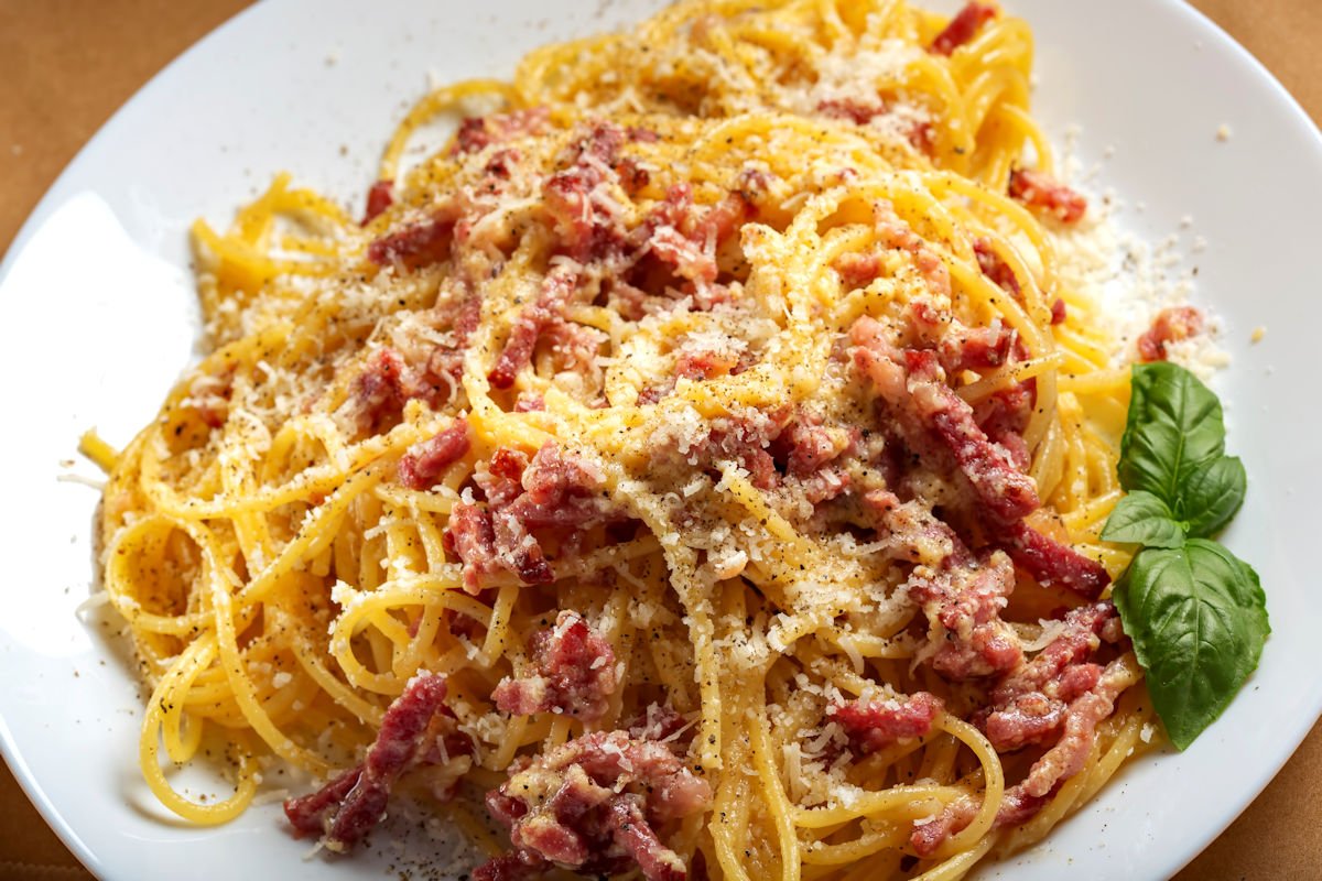 Espagueti a la carbonara