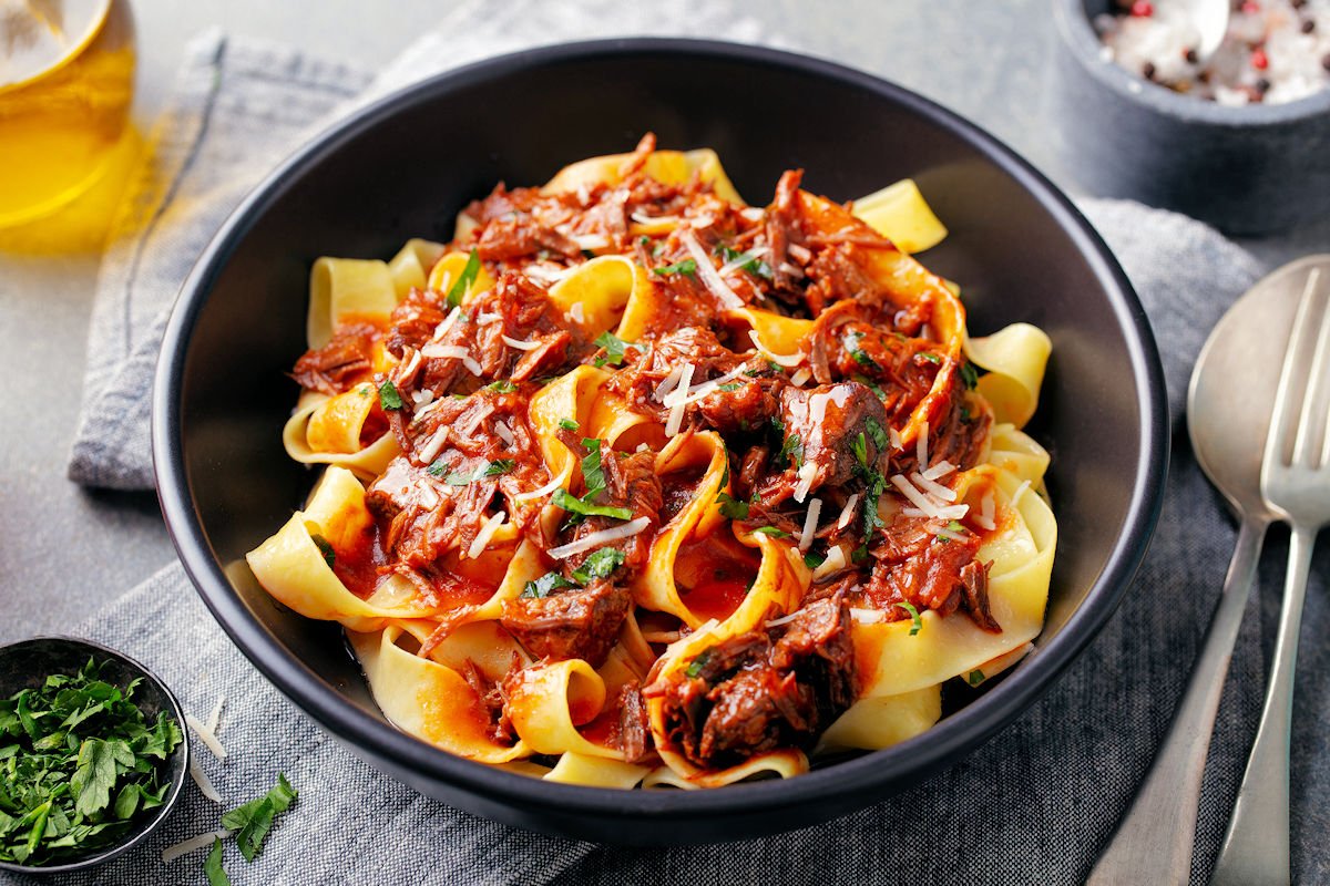 Pappardelle con Ragú de Cordero