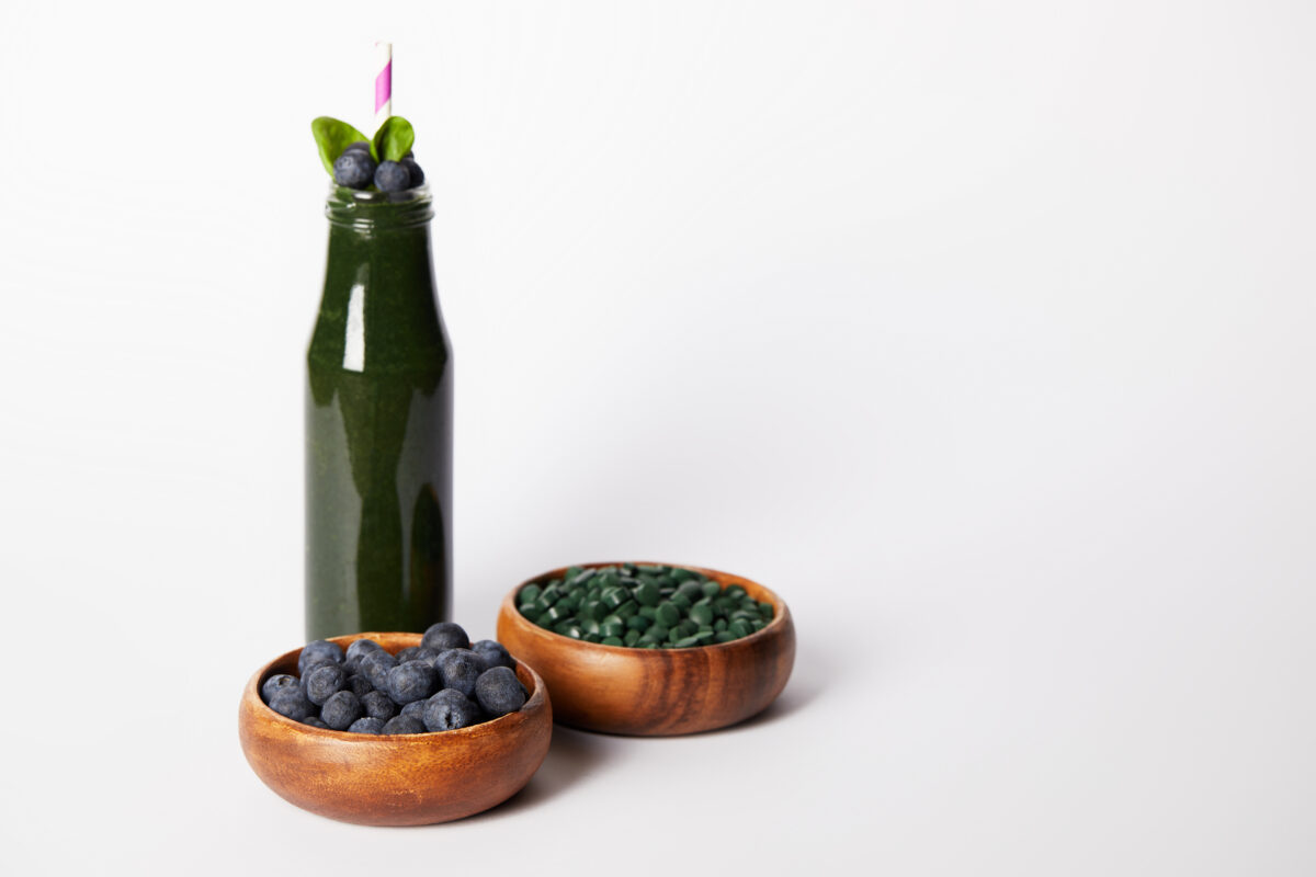 Espirulina como energizante. Foto por Envato.