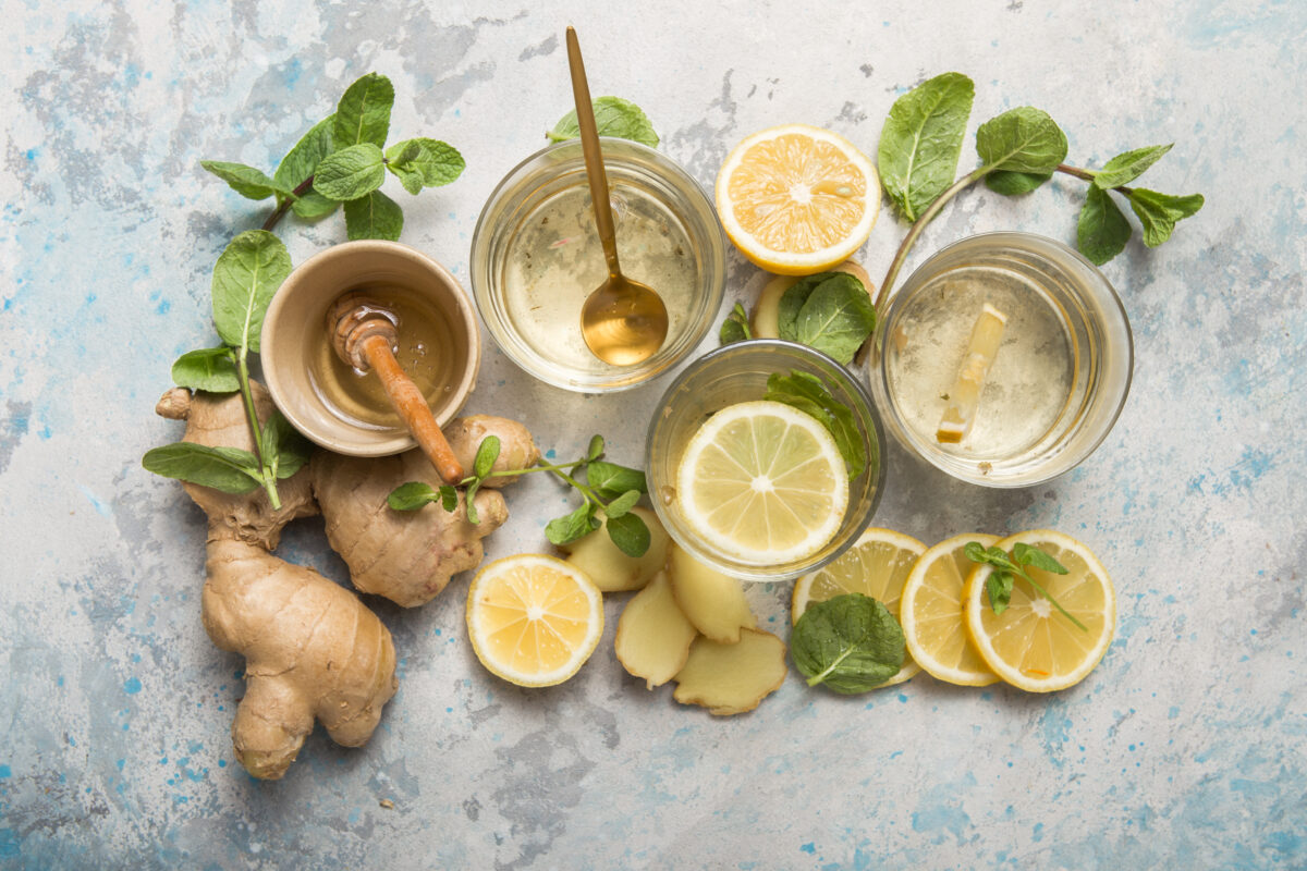 Infusión de Jengibre. Foto por Envato.