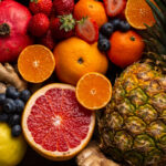 Frutas con Ácido Ascórbico. Foto por Envato.