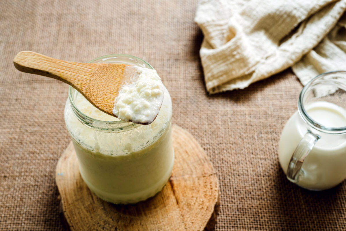 Yogur de Kéfir. Foto por Envato.