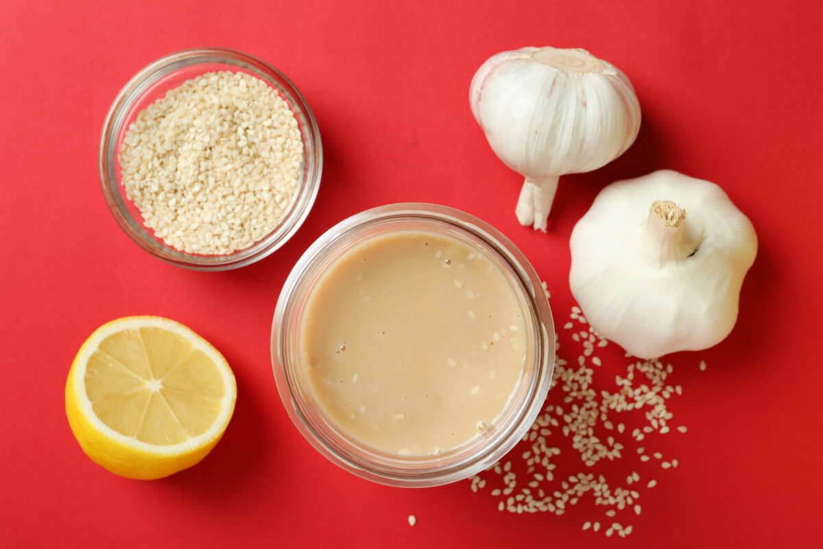 Recetas del Tahini. Foto por Envato.